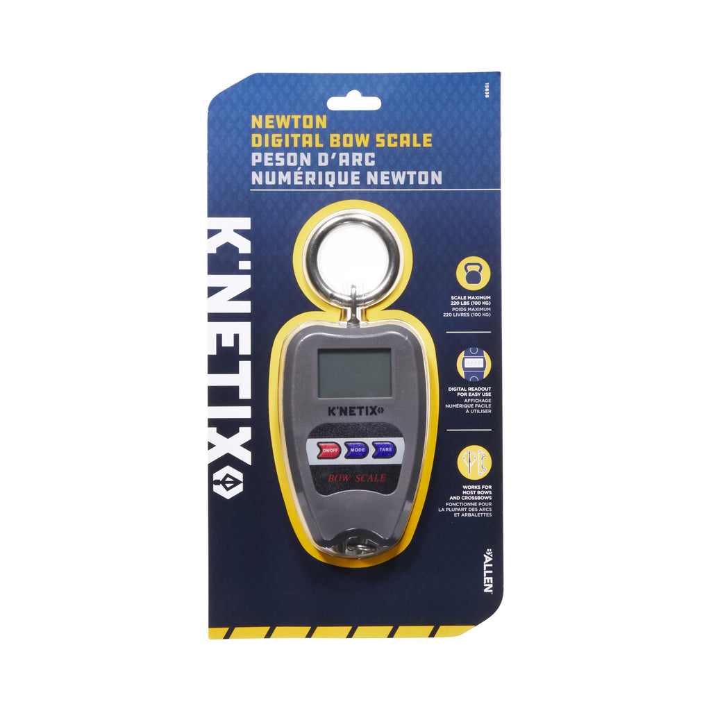 Bow Gray lbs., Scale, Newton 15836, Digital ABS 220 K’netix Plastic,