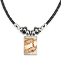 Necklace Rope June Pendant Geni May Zodiac Jewelry Constellation Torque Leather