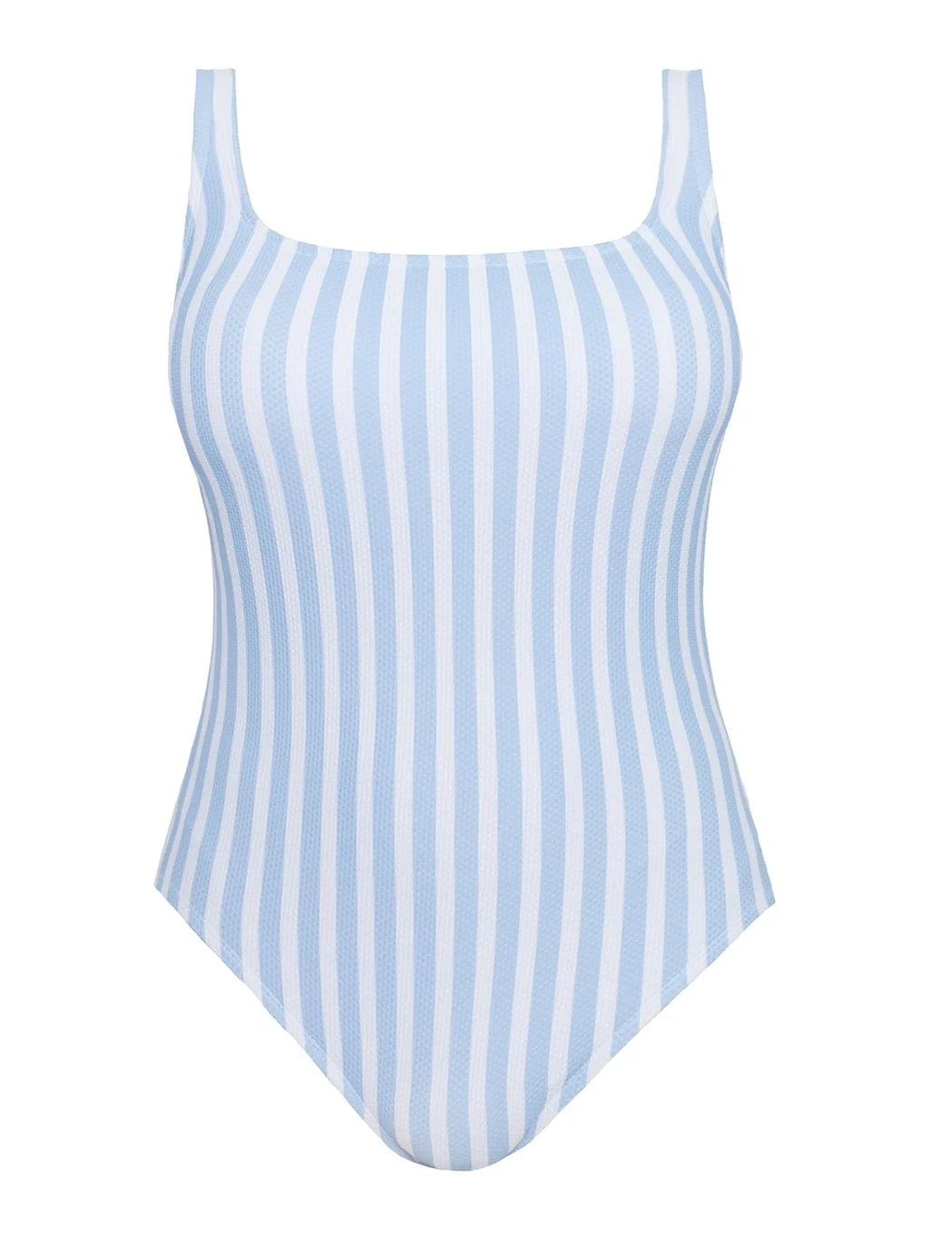 Time Swimsuit, Women's XS-3X One Piece Sizes Square Pique and Tru Neck