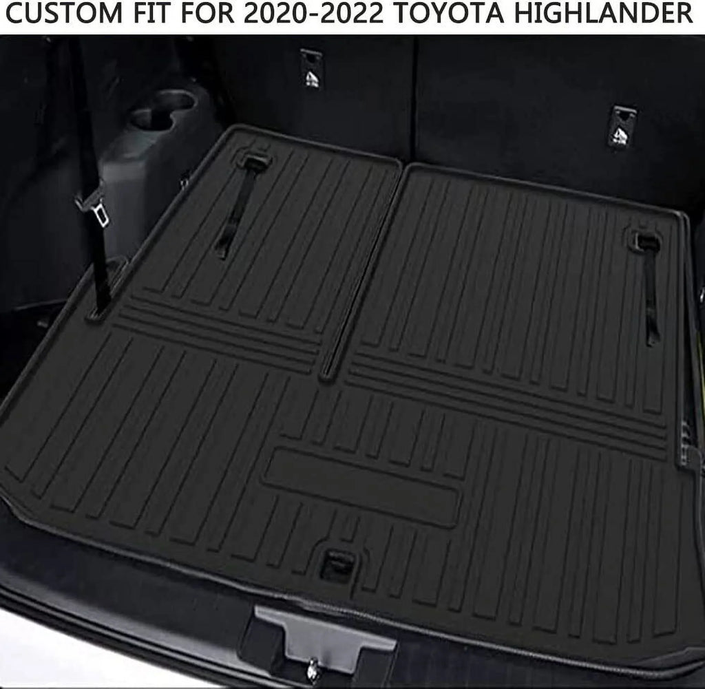 Custom Liner Mats Trunk Mat for Toyota Highlander Cargo Waterproof 2020-2023