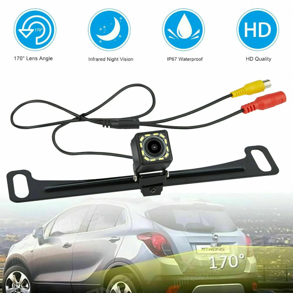 View Vision HD Rear Camera Night Car Parking System Backup Monitor 7" Wireless