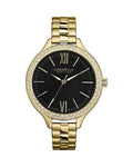 44L126 York Glitz New Caravelle Gold-Tone Watch Ladies