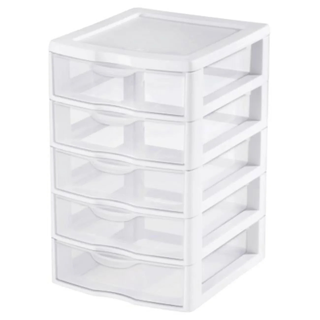 5 Sterilite View Drawer Unit Clear Storage