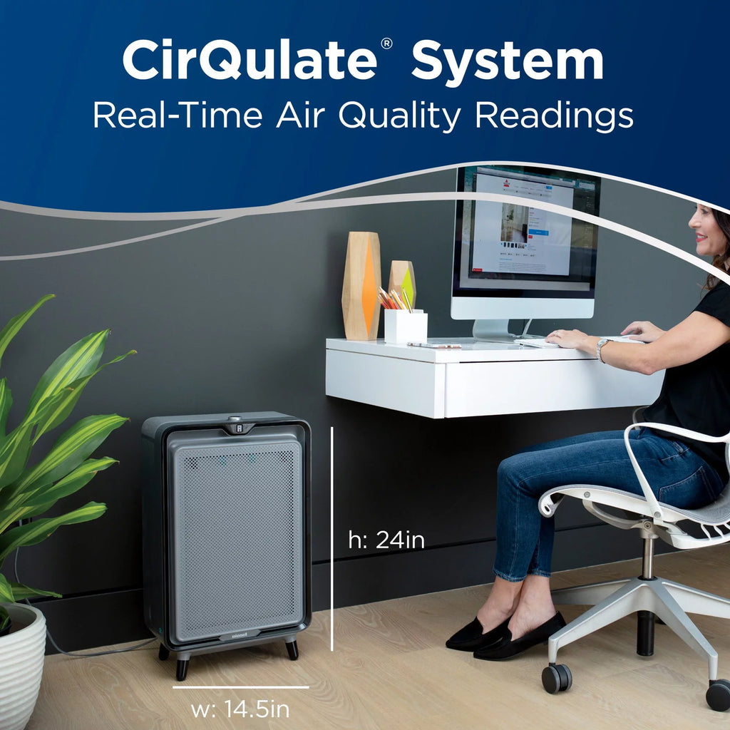rooms air200 up sq. to Air ft., Purifier BISSELL 266 AeroFresh 3330W for