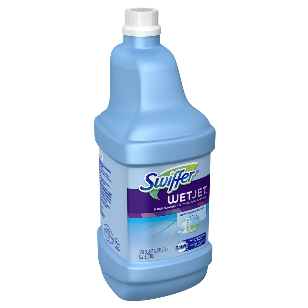 (Pack oz Swiffer Open 42.20 Cleaner, of Floor 3) Wet Jet Window Fresh