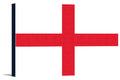 Wrapped - Stretched (18x12 Canvas) Gallery Flag Artwork Letterpress Country England Press - Lantern