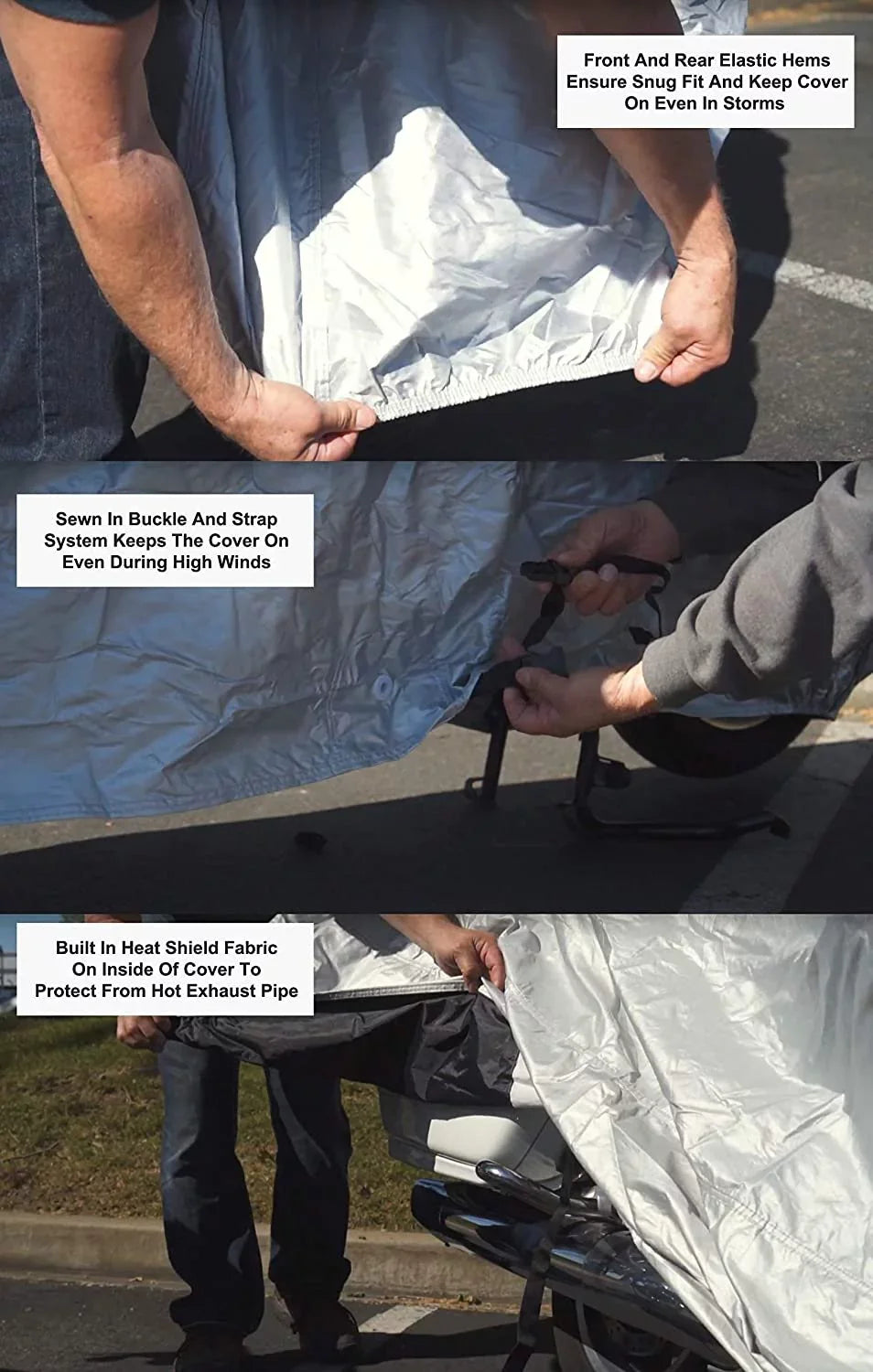 Beta - Straps 200 Free exterior Evo - Weatherproof fabric In Indoor Cover Snow, Protect Sun Durable - liquid, Securing Compatible With Motorcycle Storage - Bag From 2016 Built Reinforced & Rain -