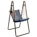 Striped with Blue 64” and Collection Hammock Pattern Hamptons White The Stand Chair x Hanging 45”