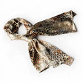 Flowing Blancho Leopard Elegant Gold Soft Design Exquisitely Silk - Scarf/Wrap/Shawl Small