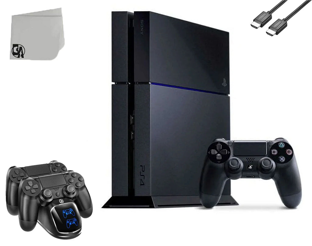 Axtion Like Dock 500GB with HDMI 4 Charging New Gaming Bolt Cable PlayStation Console Black