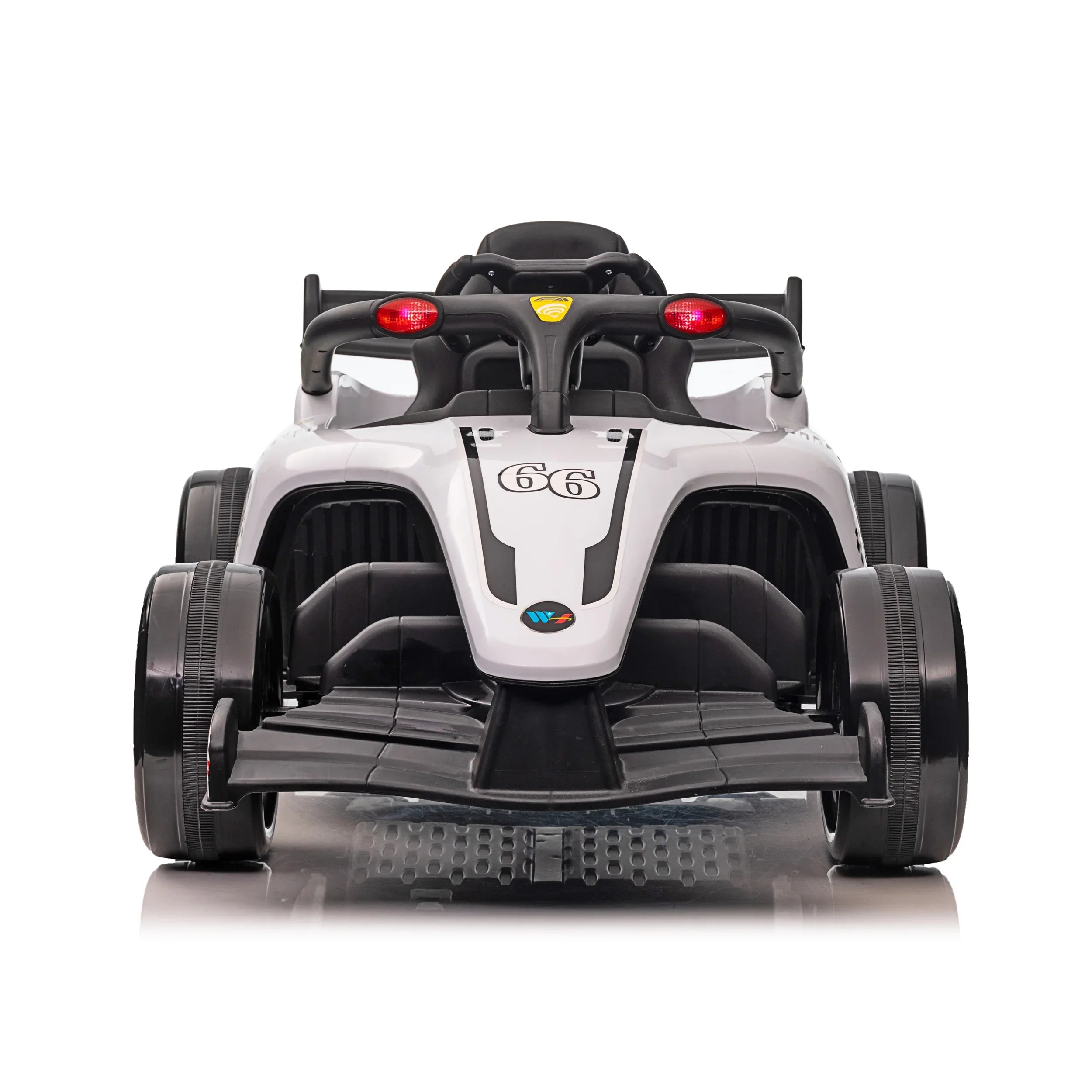 White W/Remote Blazin' 12V F1 Operated Years 3 on up Wheels and Battery Ride