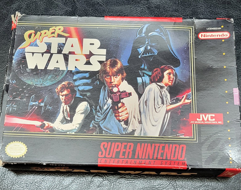 '+ SNES Cartridge Owner CIB Immaculate Condition System) (Super In 1992 Box Ent. Authentic Nintendo Complete STARWARS Original Instructions