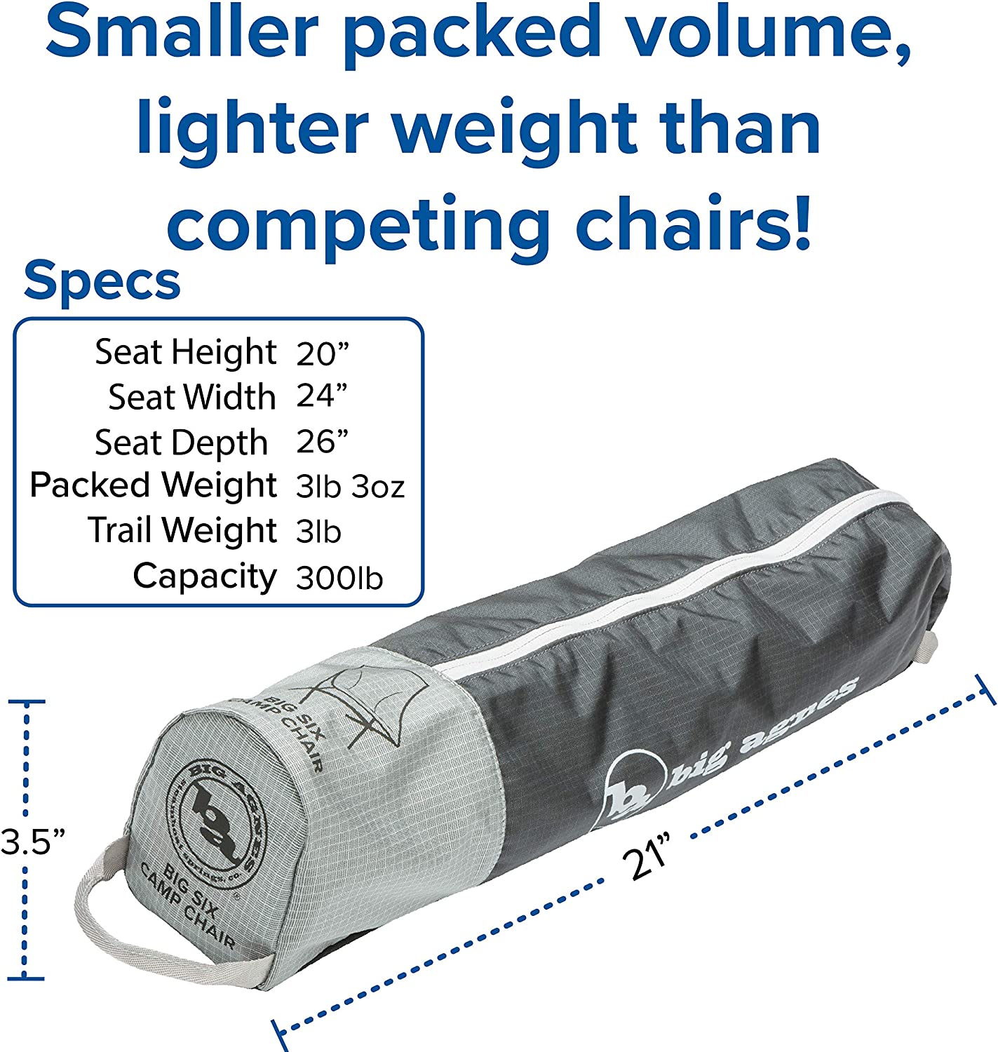 Camping High - Chair Chair Camp Frame Wide Six Aluminum Aircraft With
