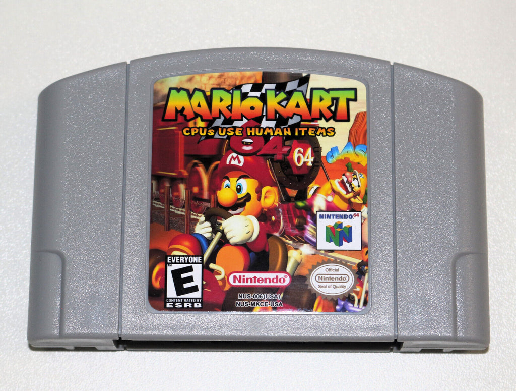 case usable Kart item including NTSC-U/C N64 for human Mario CPU game