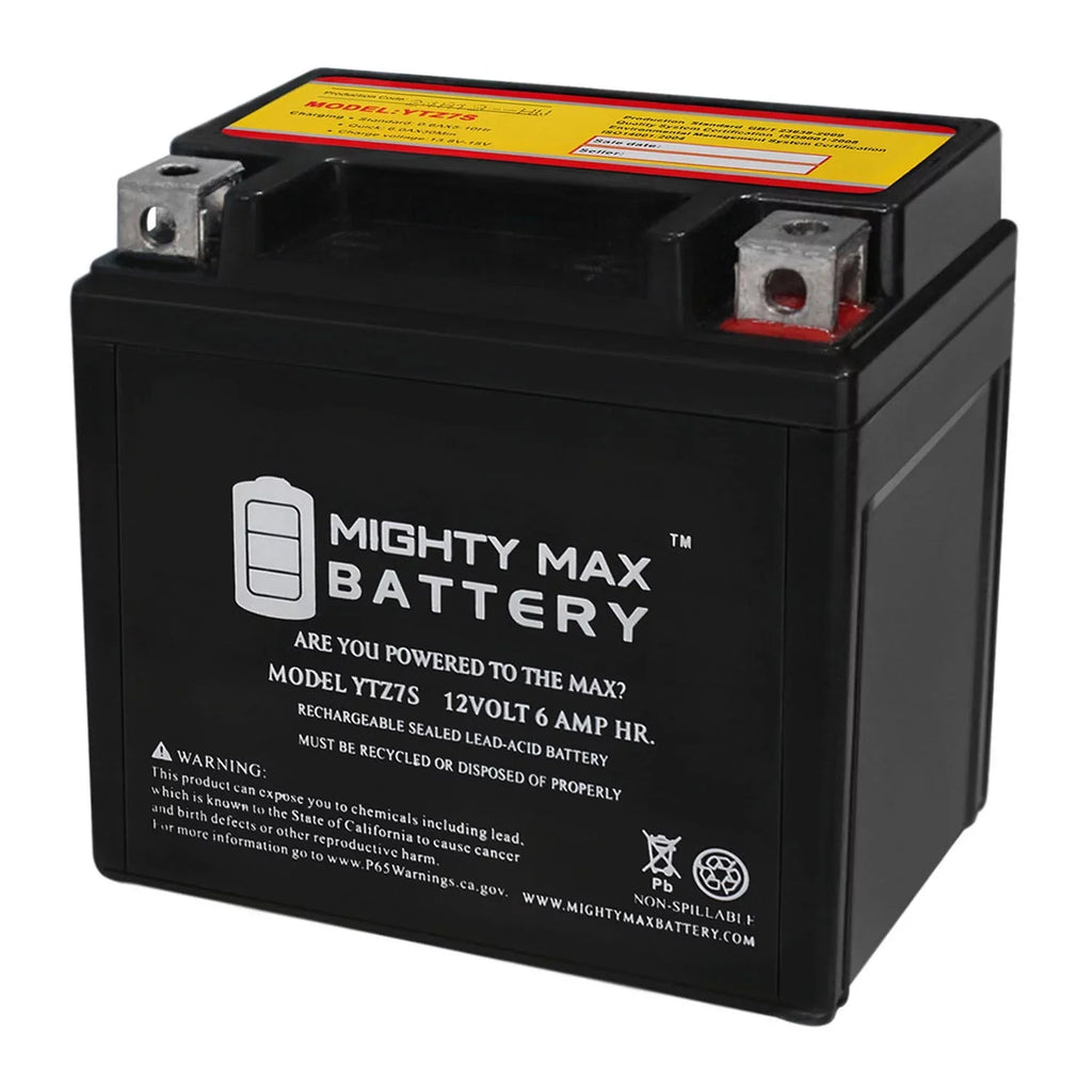 12V Battery G450X Replacement S1000RR 6AH HP4 YTZ7S for