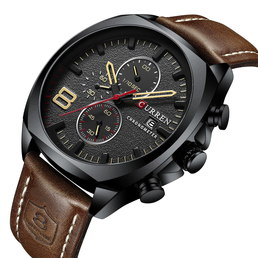 Men Quartz Wristwatches,Casual Casual Watch Arealer Dazzduo Watch Movement Watch Wrist Wrist Business
