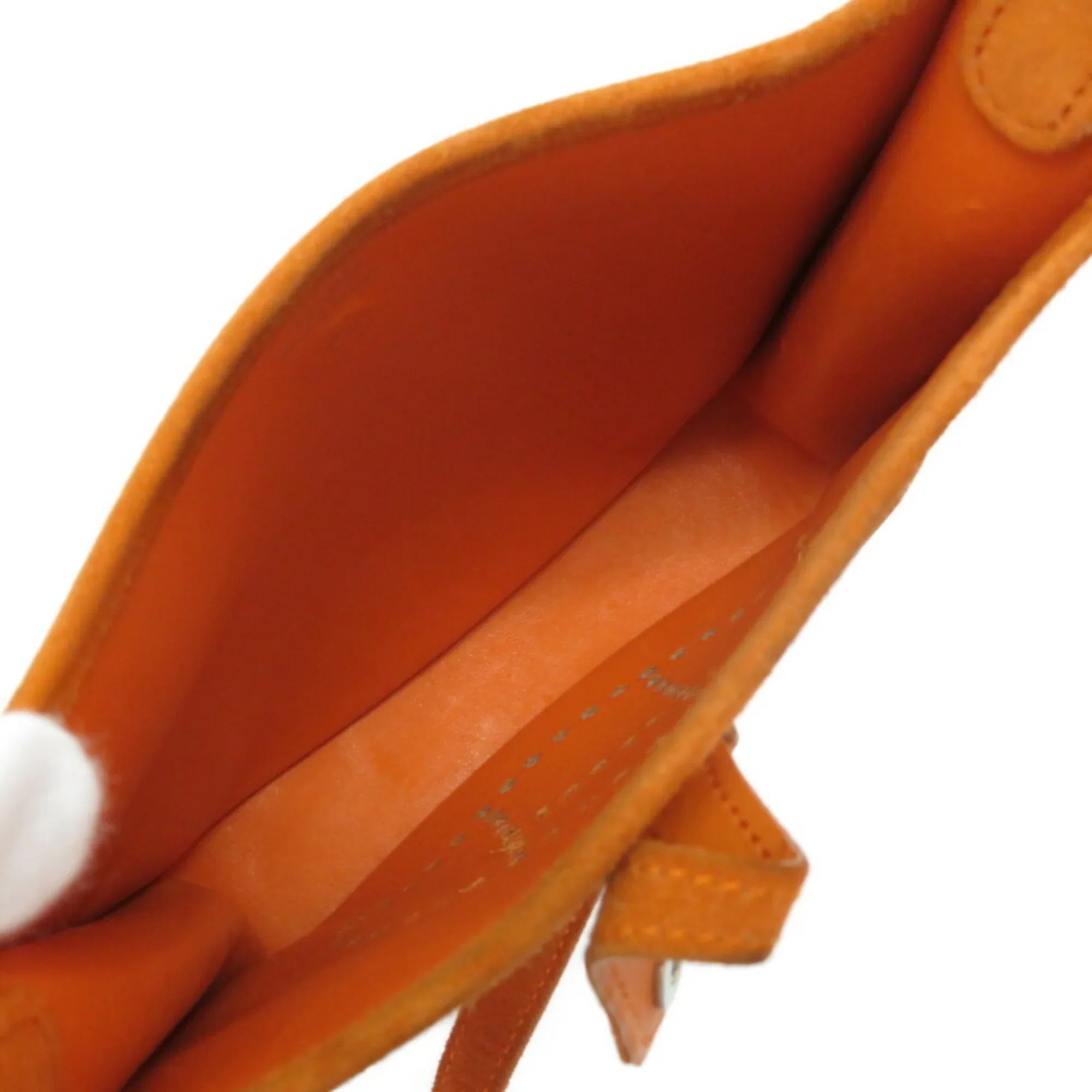 □ TPM 0069HERMES Shoulder Bag H Dobris Evelyn Pre-Owned Hermes (Fair) Engraved Orange