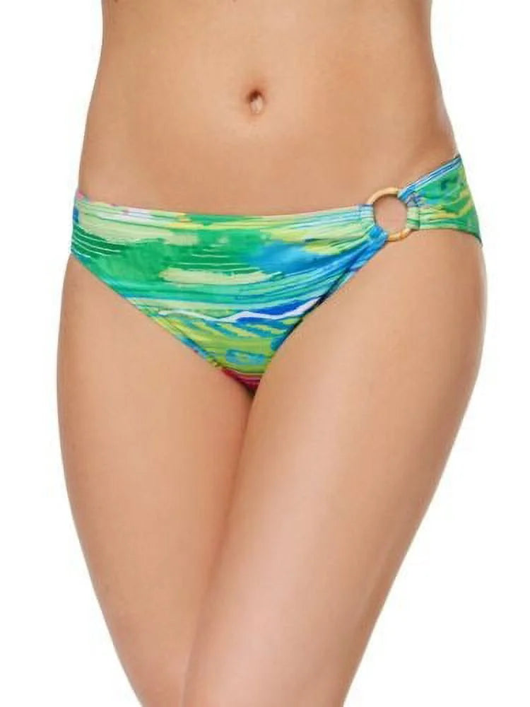Ralph Side 8 Hipster Ring Ikat Bottom, CORAL/MULTI Bikini Swim US Print Lauren