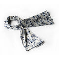 Chinese White Scarf Elegant design Silk Blossom Plum Blancho Large -