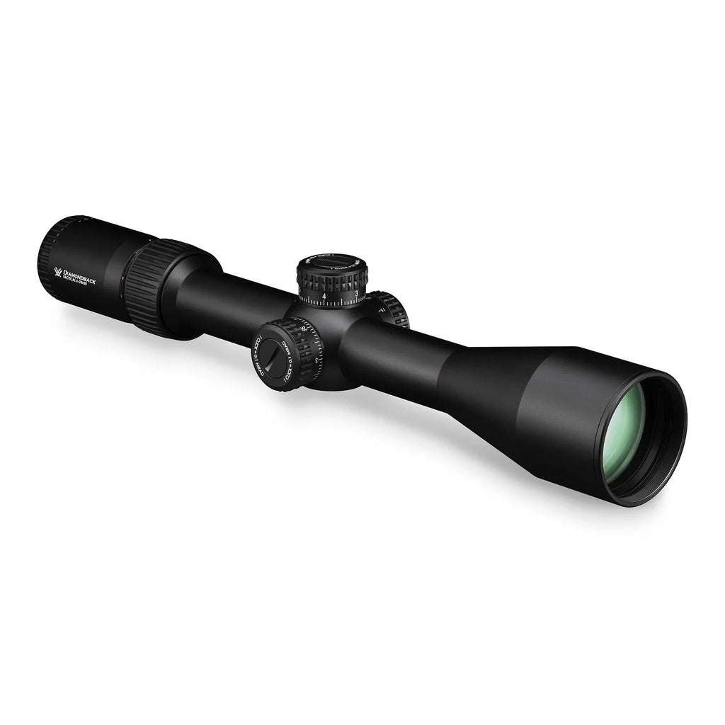 (MRAD) EBR-2C Vortex Hat Rings Vortex Tactical with FFP 30mm) High and 6-24x50 Diamondback Bundle Optics (1.18in, Free Riflescope