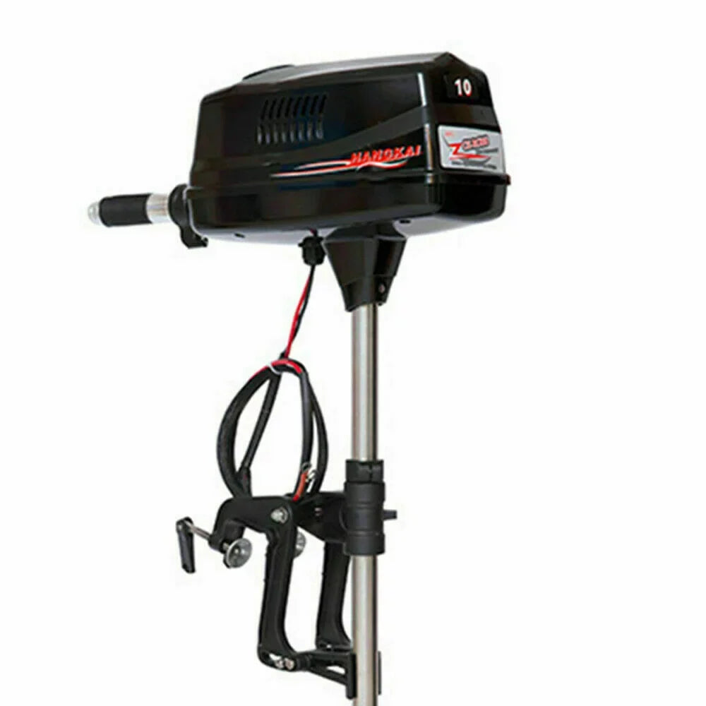 Outboard Brushless Wuzstar Electric w/Propel Engine Fishing Boat 10HP 2.2KW Motor 60V