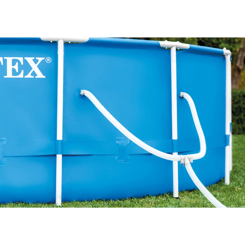 Frame Pool & Intex Maintenance x w/ Metal 30" Pool Filter Swimming Pump Kit 12'