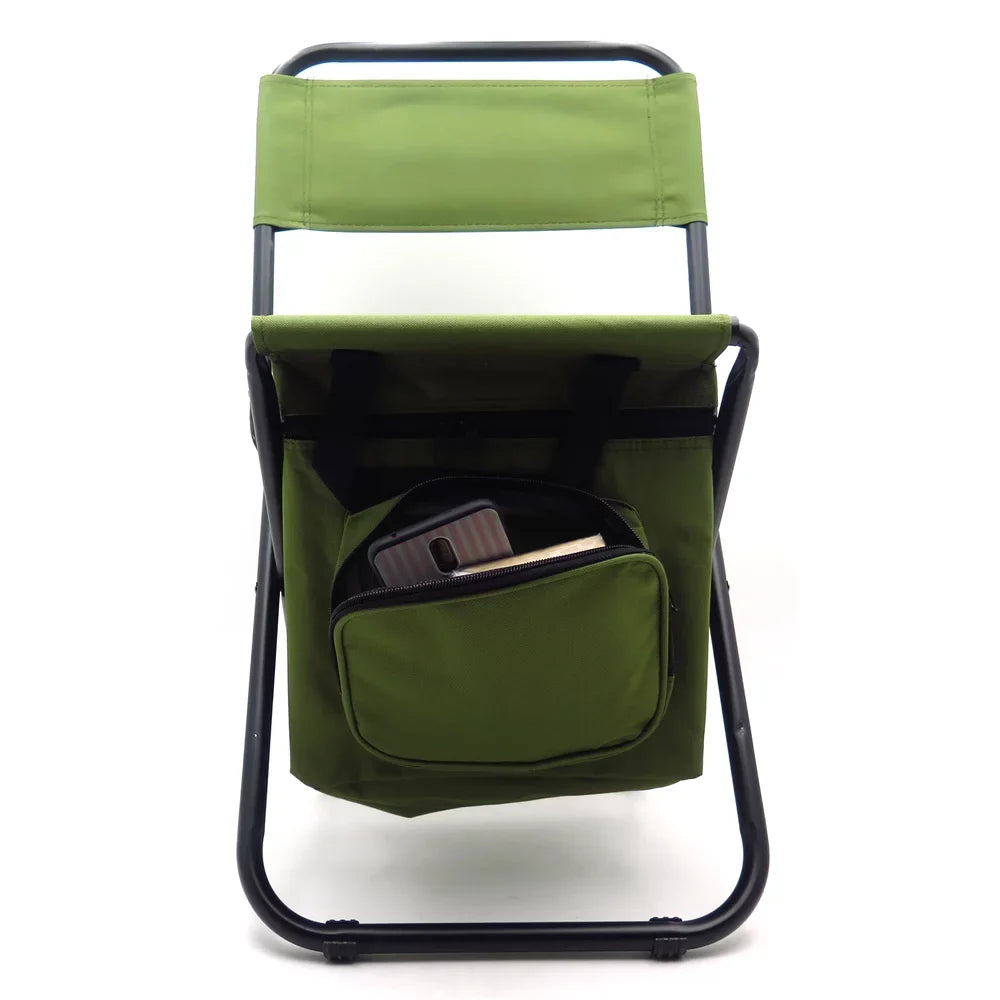HTTMT- Camping Picnic Multi-use Bag Backpack Stool Chair Cooler with Hiking Fishing New