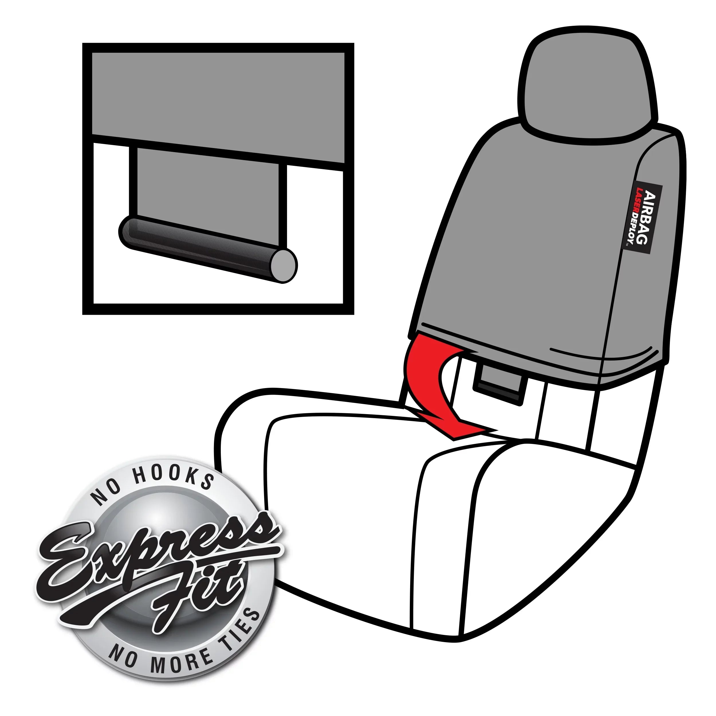 Seat Car Dickies Beige, Piece 806514 Front Vegan Prestige Leather 2 Genuine Covers