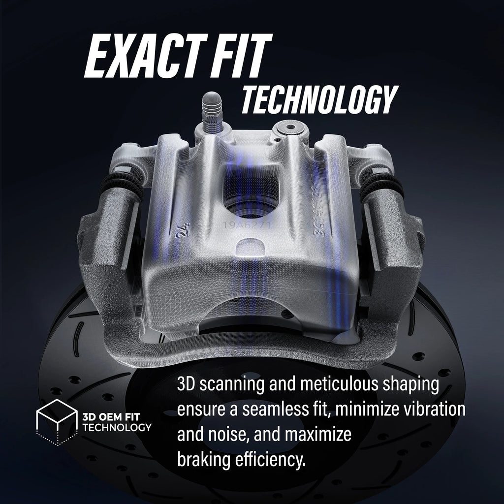 Disc CX-5 Front Side CMX Right Kit Brake Caliper Mazda For Left KBC-100245 Passenger) (Driver Assembly