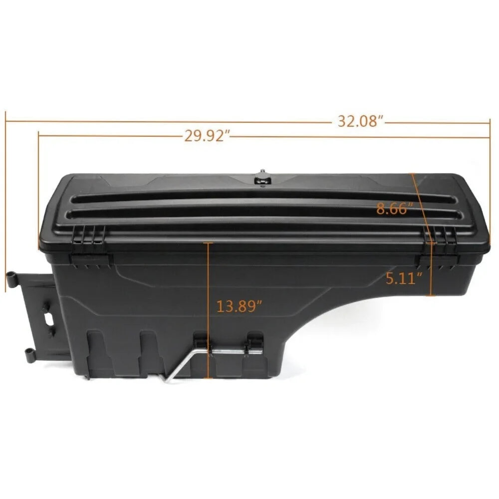TOOLBOX Teledu For BOX F-150 RIGHT 2015-2020 TRUCK SIDE STORAGE BED REAR