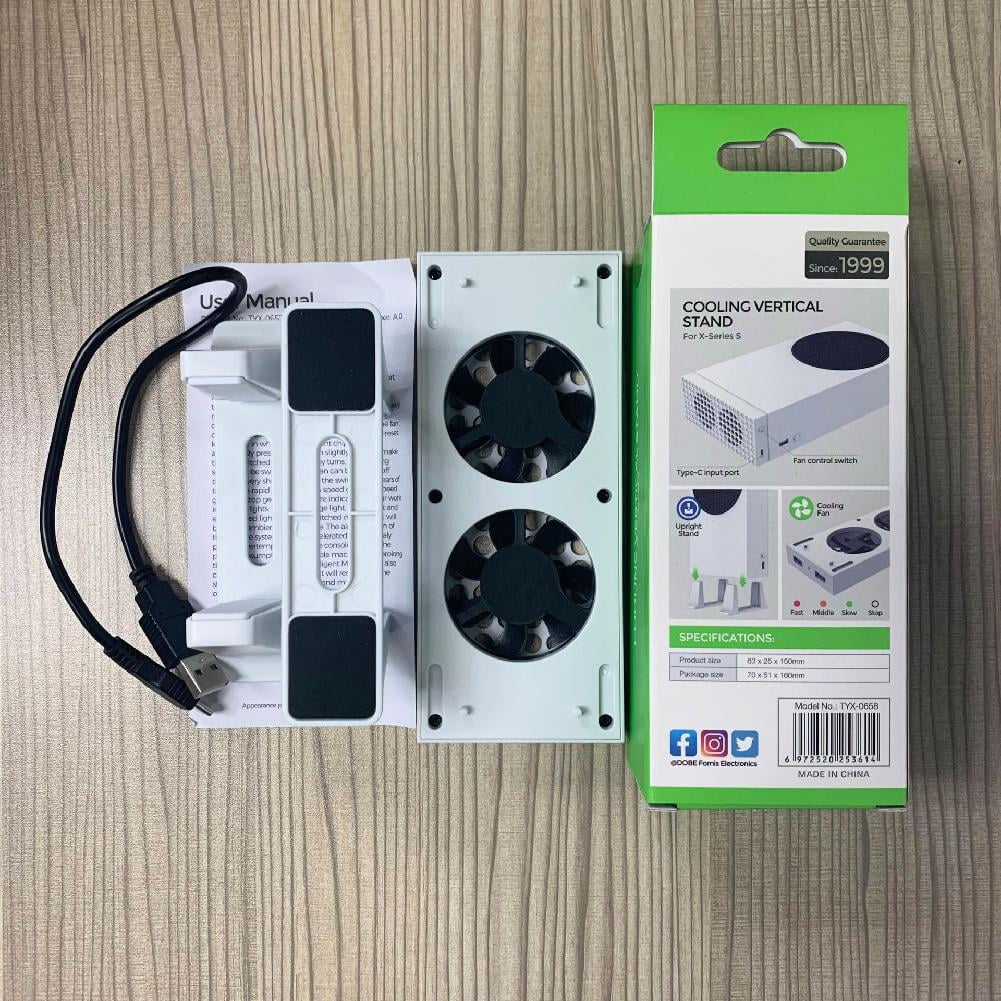 3.54 USB inches 1.18 x Stand S Functions Xbox Holder 1 Vertical Ports 9.53 in External Console 3 Speeds 2 Fans Cooler for x 3 Series