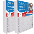 with Furnace 11 FILTERS & Made USA AIRX MERV 14161 Filter CLEAN 1000, Comparable to MPR Pack AIR. by Compatible MPR Premium WICKED 7 Filter GeneralAire 2 1200 16x25x5 16x25x5 FPR Air