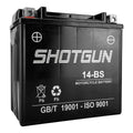 Guzzi Powersports 2017 Battery 2016 Moto Roamer For YTX14-BS Replacement V9 Shotgun