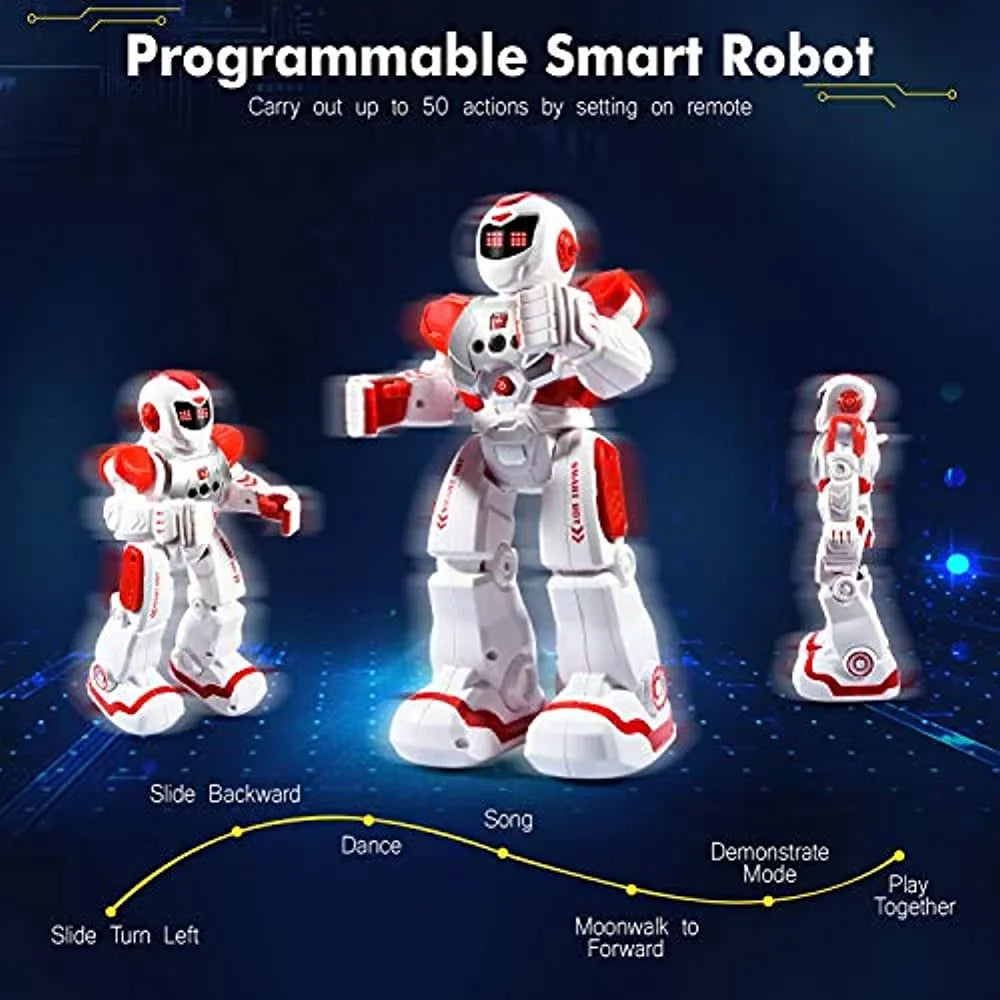 Walking Sensing and for Singing Robot Gesture Smart - Kids Robots Red Girls Boys RC Dancing for