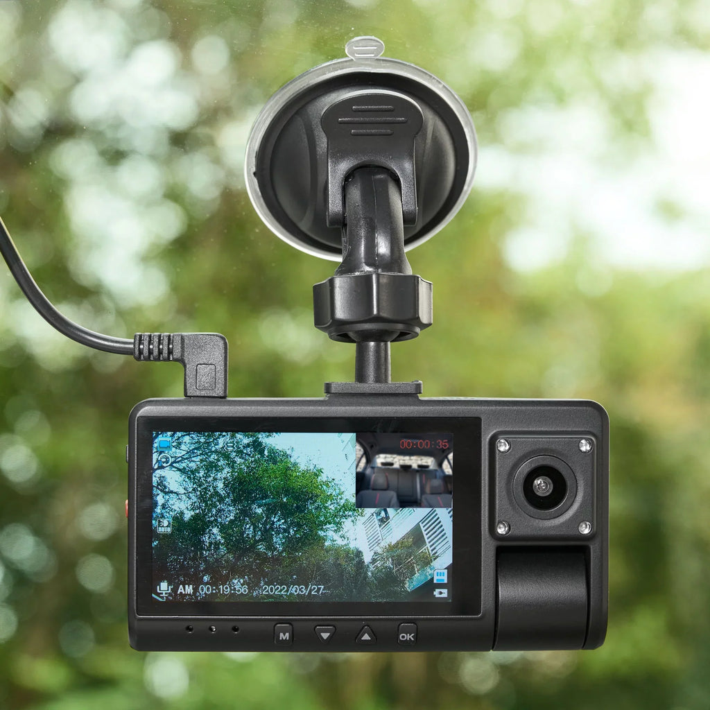 up with with Lens, Cam Dash Suppots Camera in LCD 128GB Card, G-Sensor Screen, Dual 16GB Front onn. Built 1080P Ultra-Wide SD 3" to Max, Angle