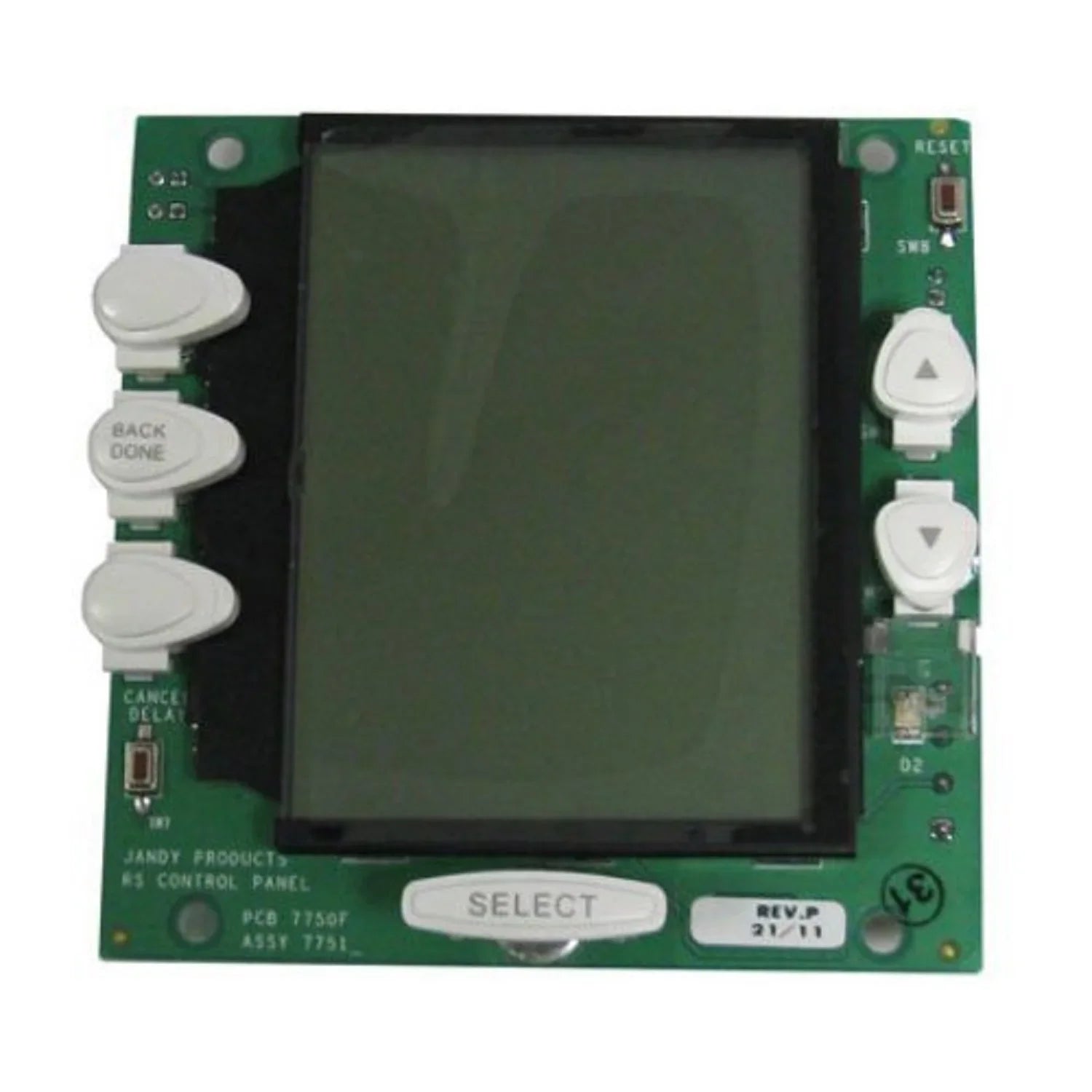 Buttons Zodiac White with Board PC R0550700