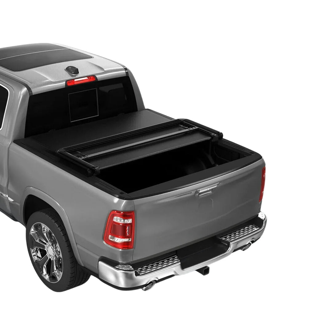 1500 2019-2023 Compatible with Ram Bed 5.7 ft Tri-Fold Soft Cover Tonneau Truck Ledkingdomus Dodge Bed