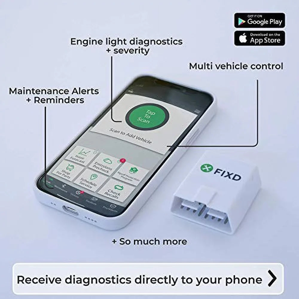 '- All Scanner iPhone Car & Cars & OBD2 (3 Check to for OBD2 Readers & Pack) Tools for Android - Auto & or Vehicles Fix Newer Diagnostic ‘96 Engine Bluetooth Tool FIXD Scan Wireless Code Car