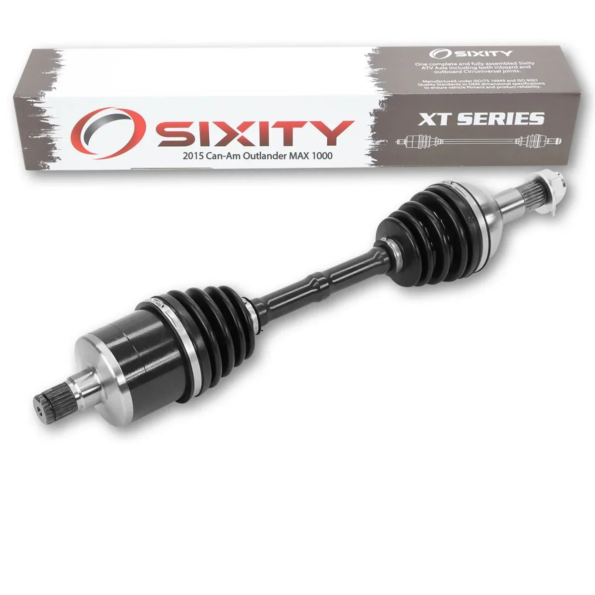 XT with EFI Can-Am - Axle MAX 1000 compatible 2015 Rear LTD Outlander 4X4 Left Sixity