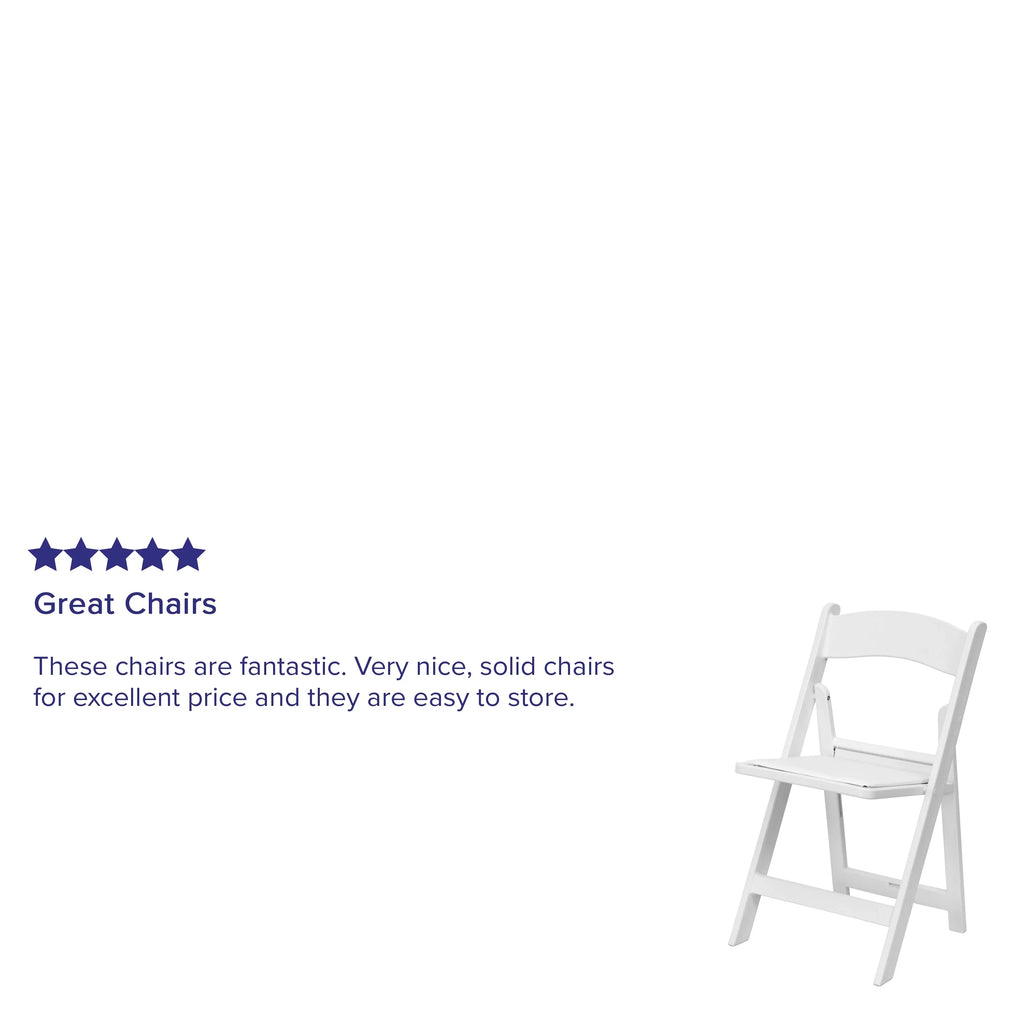 Seat Padded Furniture Resin White Flash Pack with HERCULES White 11 Vinyl Chair Kids Folding