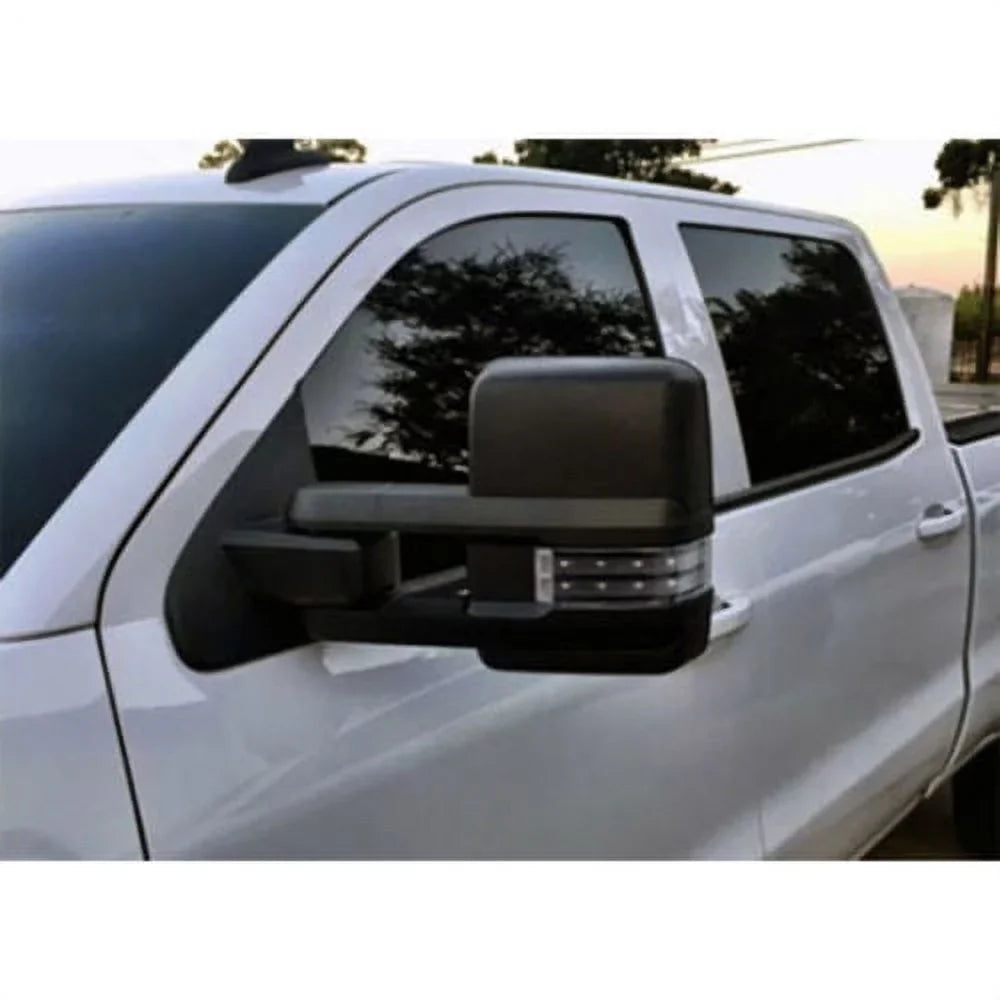 Lamp+Backup CHEVROLET TAHOE Turn Fits SILVERADO, Heated 2007-2013 Tow Mirror For 07-13 Blk 2007-2014 Smoke CHEVROLET Silverado select: 2x Power Sierra