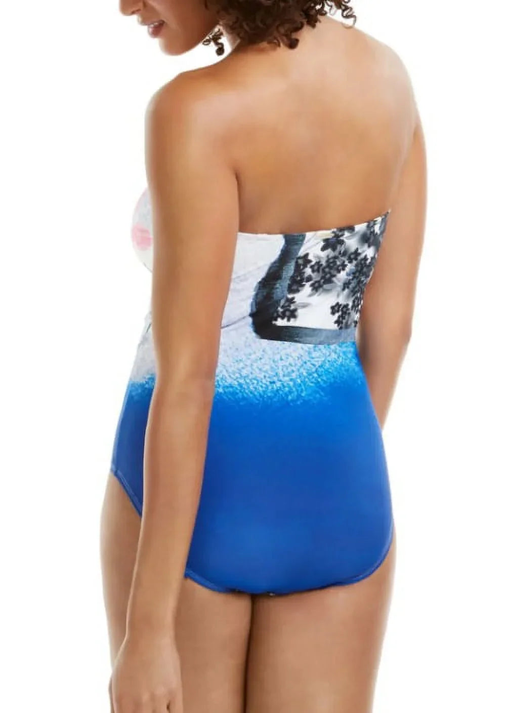 16 ATLANTIS Swimsuit, Calvin STRIPES US NEON MULTI Bandeau One-Piece Klein