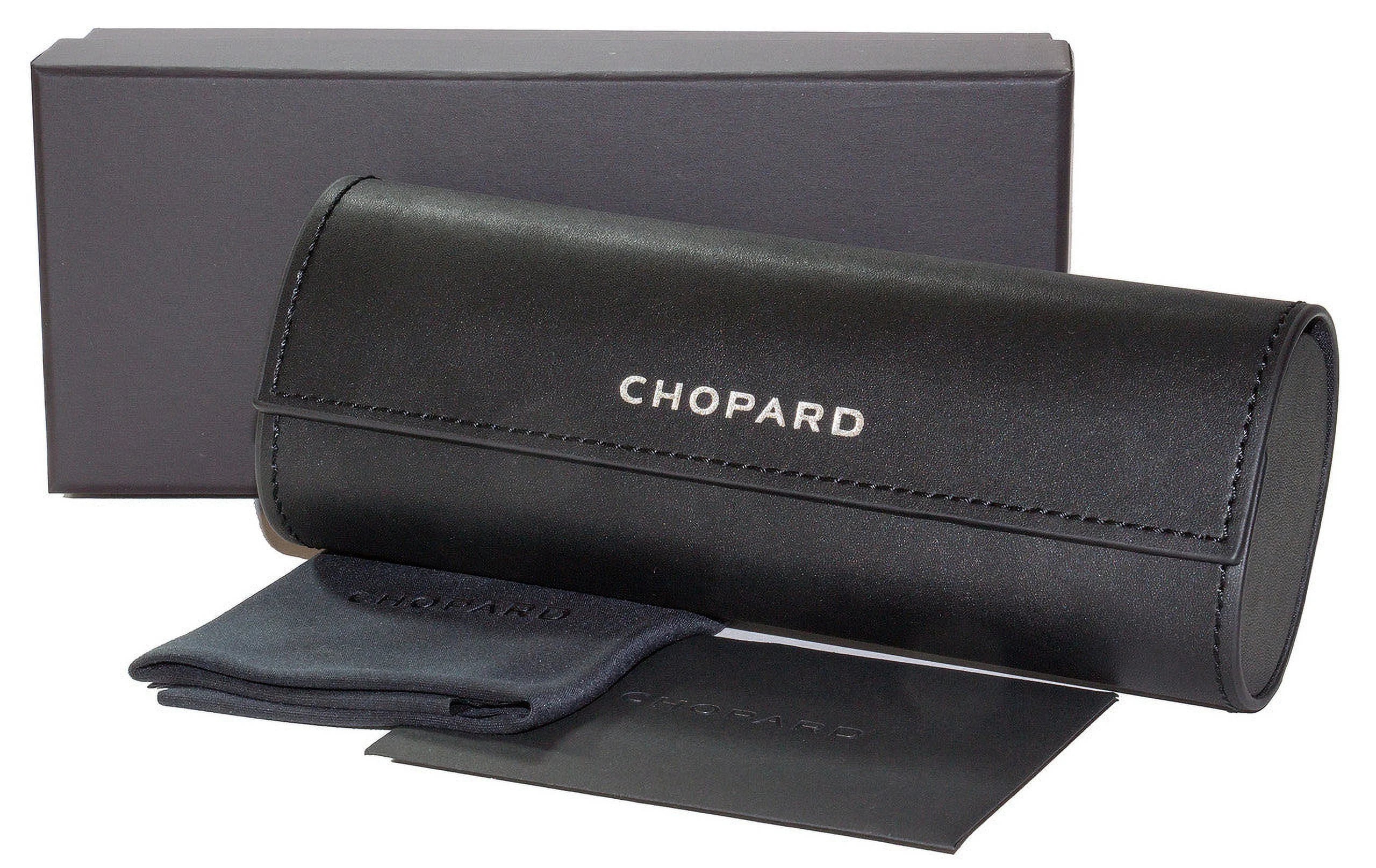 Gold Metal Eyeglasses Shiny Women's 08FF Chopard Grey Frame VCHF55