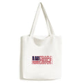 Canvas Casual Country Bag USA Tote Satchel Name Handbag Shopping America Flag