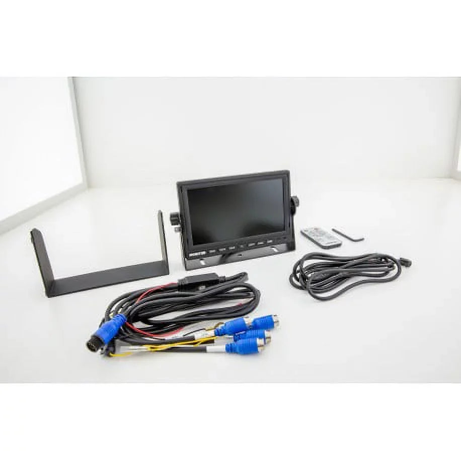 Input AHD Monitor in. with 720p Channel ECMPMON-7044-AHD 4 7 Echomaster