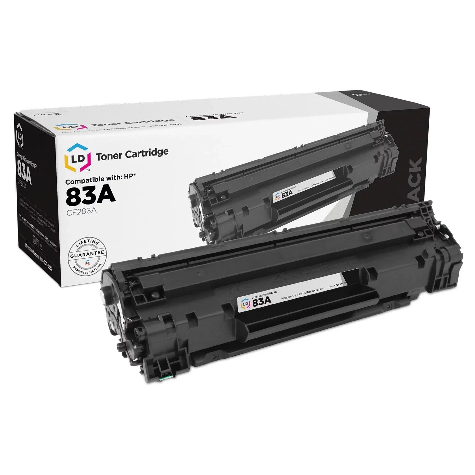 © M127fn HP Pro M201n, M127fw, Replacement 83A & Laser for Black M201dw, / LaserJet CF283A HP A Packard Cartridge Hewlett 83 / LD M152a, Compatible M125rnw, M125nw, for M225dn, MFP Toner