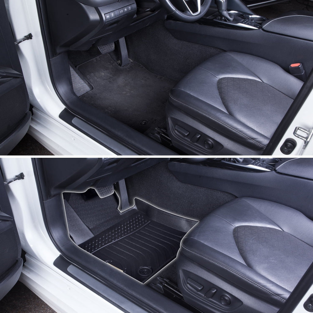 climate for Front Jeep All Floor Black Heavy Car Carpet-Custom Duty Guard Rear Compass 2018-2023 Fit-Tough/Durable/Odorless Replacement Mats and Liners