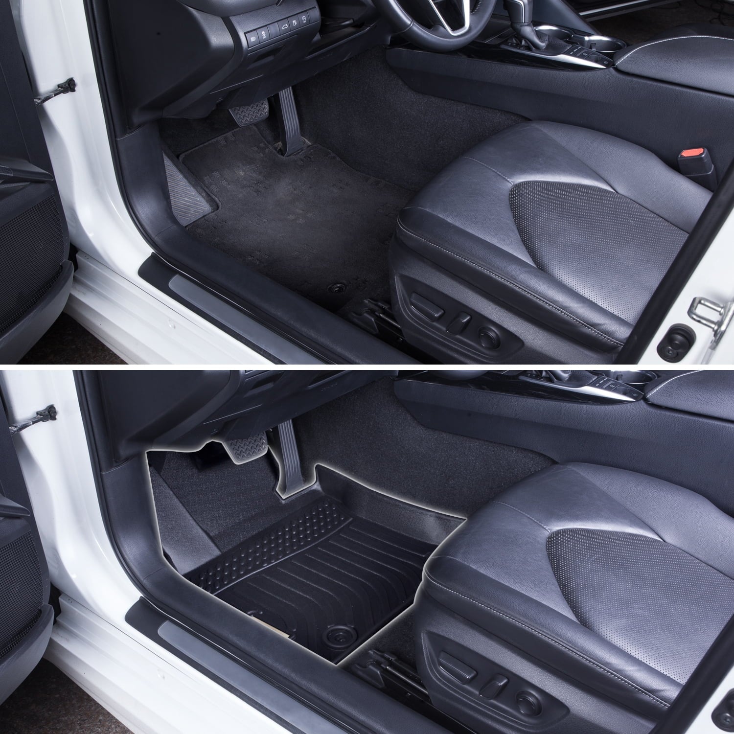 climate for Front Jeep All Floor Black Heavy Car Carpet-Custom Duty Guard Rear Compass 2018-2023 Fit-Tough/Durable/Odorless Replacement Mats and Liners