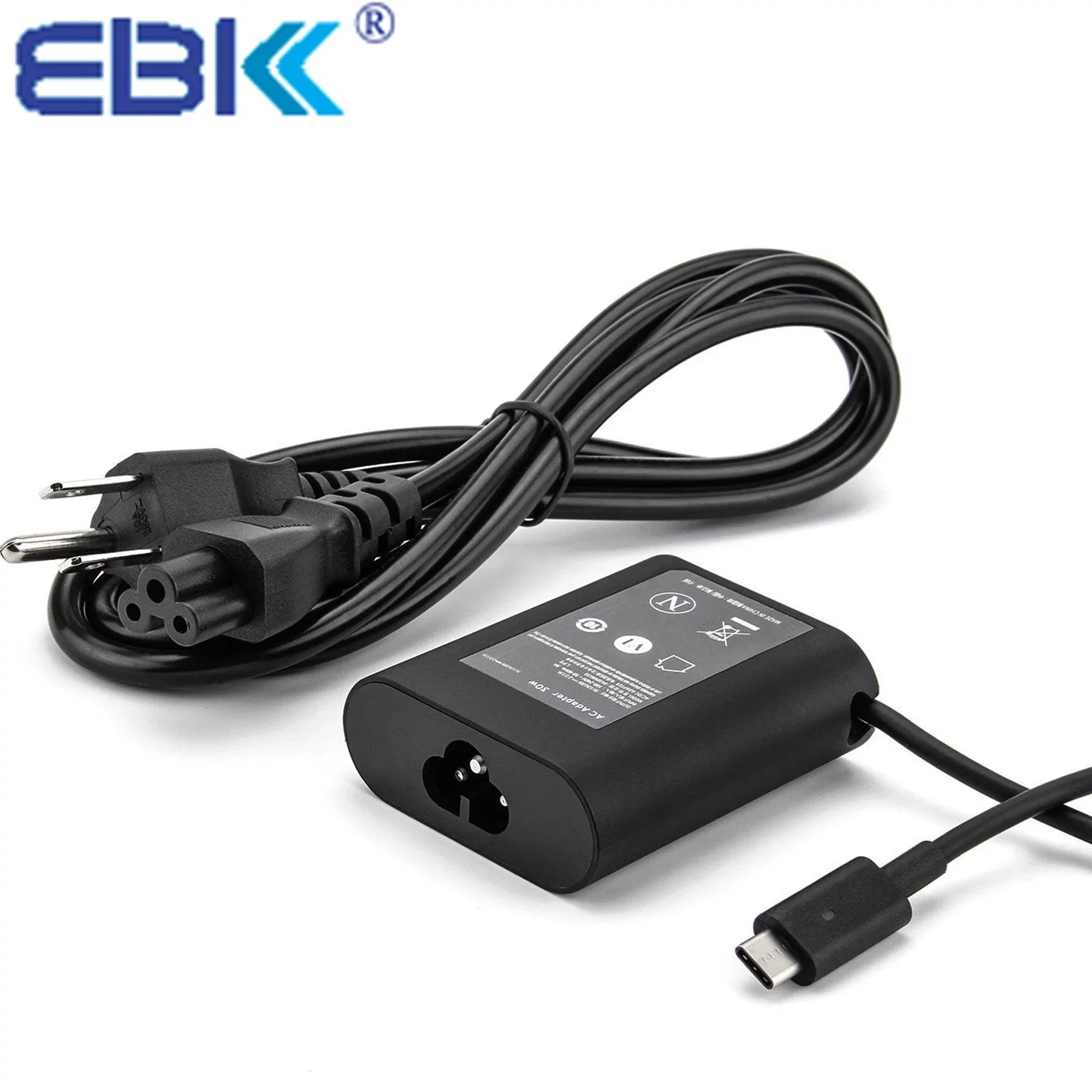 USB 5179 9250 5175 30W 7350 Power ) ( Latitude for Charger Adapter 7275 Type-C EBK Connector XPS12 Replacement XPS13 9365 AC