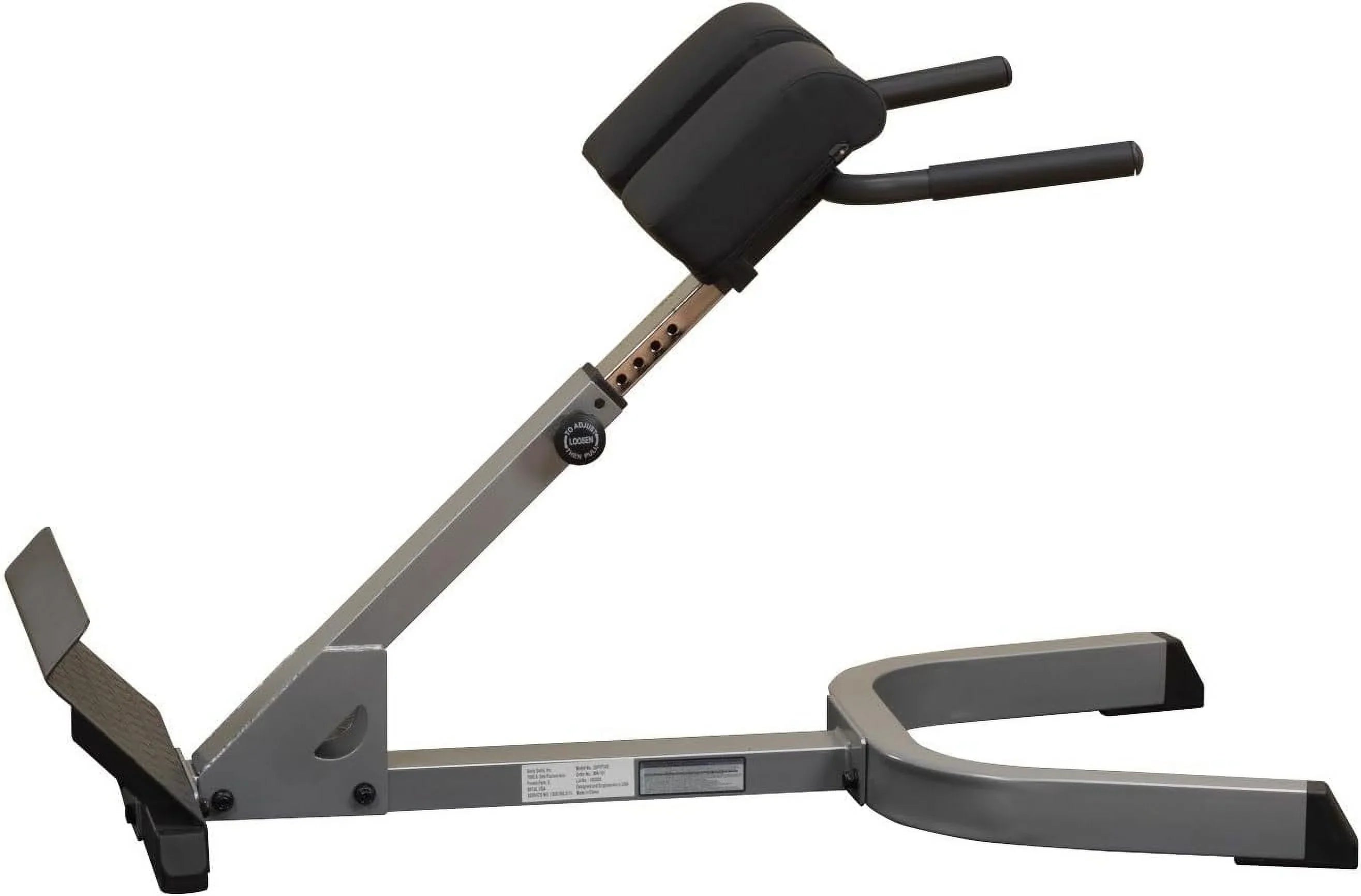 Pads Home Degree With Bench - Machine Hyperextension & 45 Thick And Abdominal Support Exercise For Gym Back Adjustable